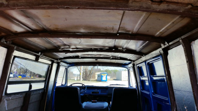 1967 Blue Ford E-Series Van Extended Passenger Van