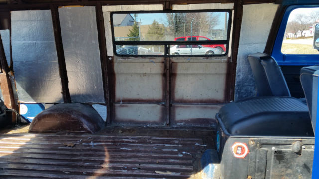 1967 Blue Ford E-Series Van Extended Passenger Van