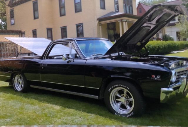 1967 Black Chevrolet El Camino