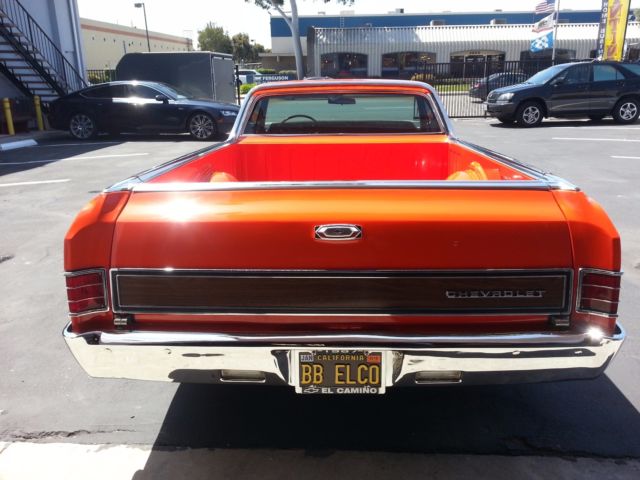 1967 hugger orange Chevrolet El Camino chevelle