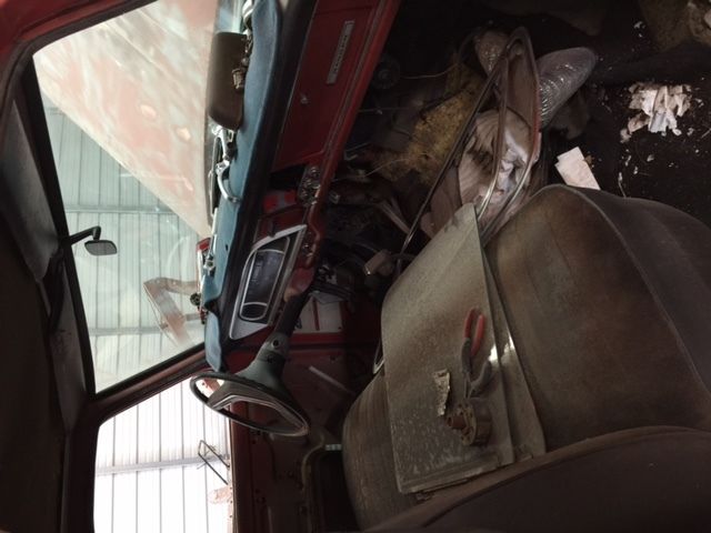 1967 Red Ford F-100 Standard Cab Pickup