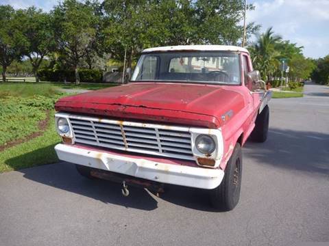 1967 Red Ford F-150 Heavy Duty Pickup