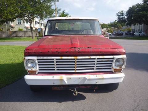 1967 Red Ford F-150 Heavy Duty Pickup