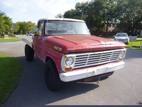 1967 Red Ford F-150 Heavy Duty Pickup