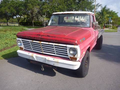 1967 Red Ford F-150 Heavy Duty Pickup