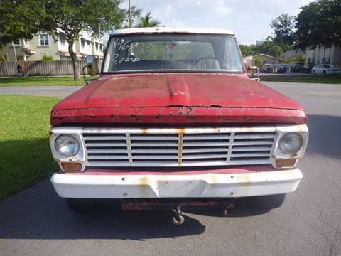 1967 Red Ford F-150 Heavy Duty Pickup