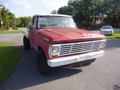 1967 Red Ford F-150 Heavy Duty Pickup