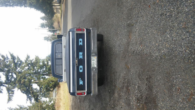 1967 dark blue Ford F-250 pickup
