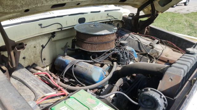 1967 Yellow Ford F-250 Standard Cab Pickup