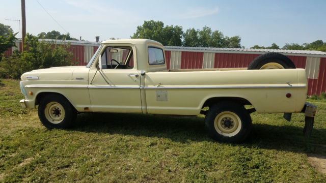 1967 Yellow Ford F-250 Standard Cab Pickup