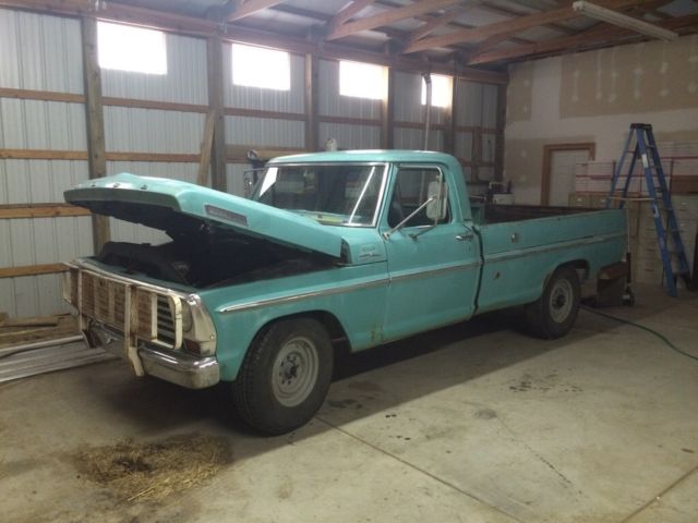 1967 Lunar Green Ford F-250