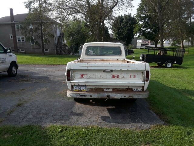 1967 White Ford F-250 Standard Cab Pickup