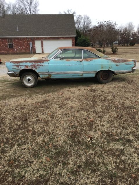 1967 Aqua Ford Fairlane 2 door