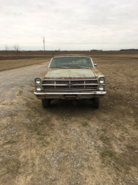 1967 Aqua Ford Fairlane 2 door