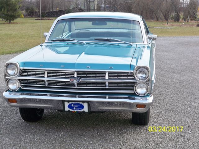 1967 clearwater Aqua Ford Fairlane Coupe