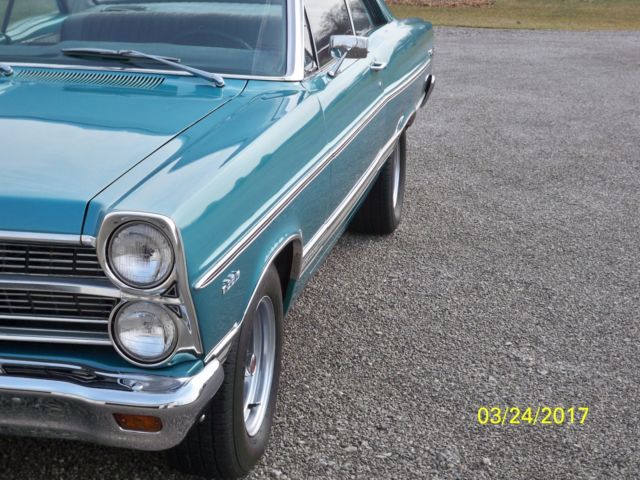 1967 clearwater Aqua Ford Fairlane Coupe