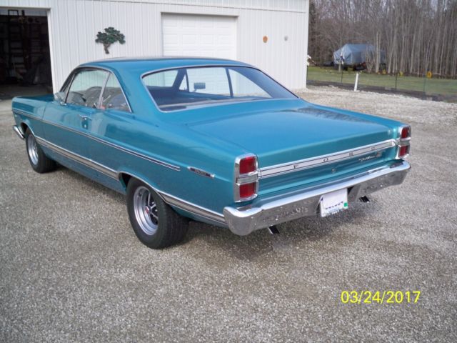 1967 clearwater Aqua Ford Fairlane Coupe