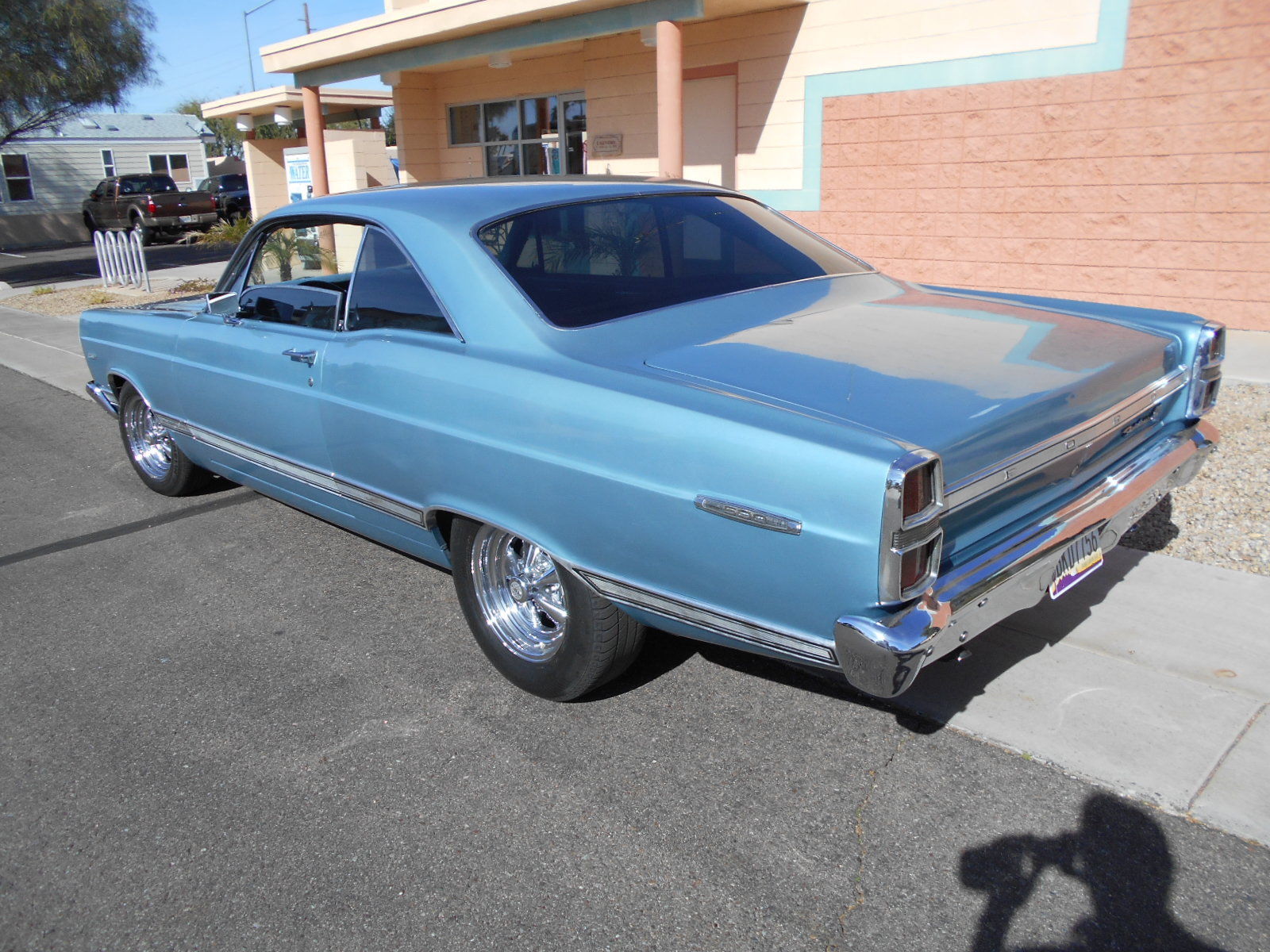 1967 brittany blue metallic Ford Fairlane 2 door hardtop