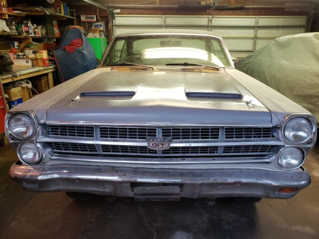 1967 White Ford Fairlane Sedan