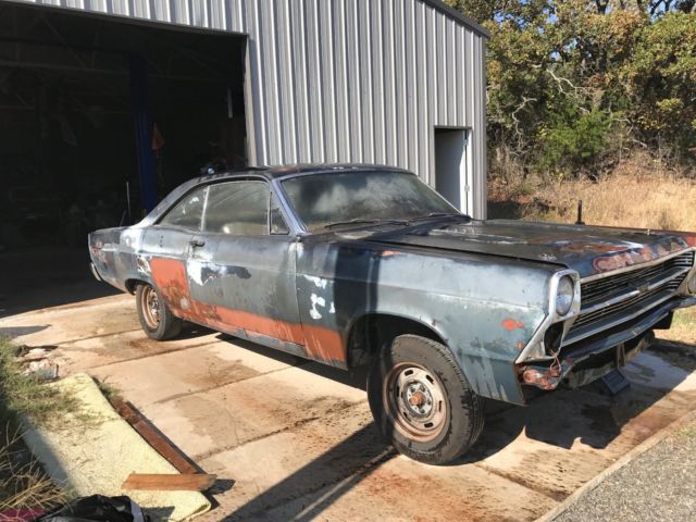 1967 Blue Ford Fairlane 2dr hdtp