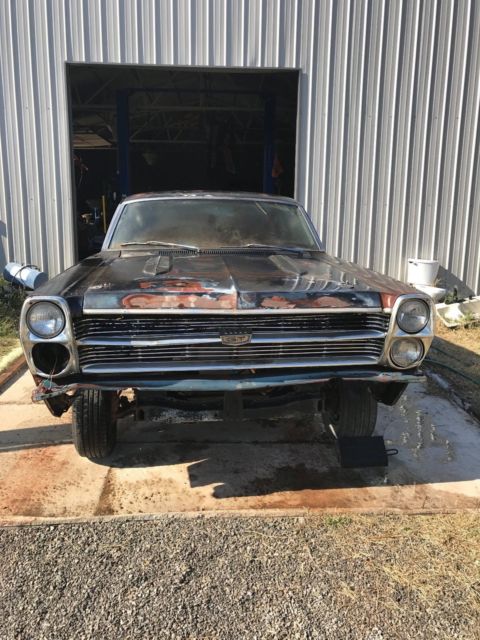 1967 Blue Ford Fairlane 2dr hdtp