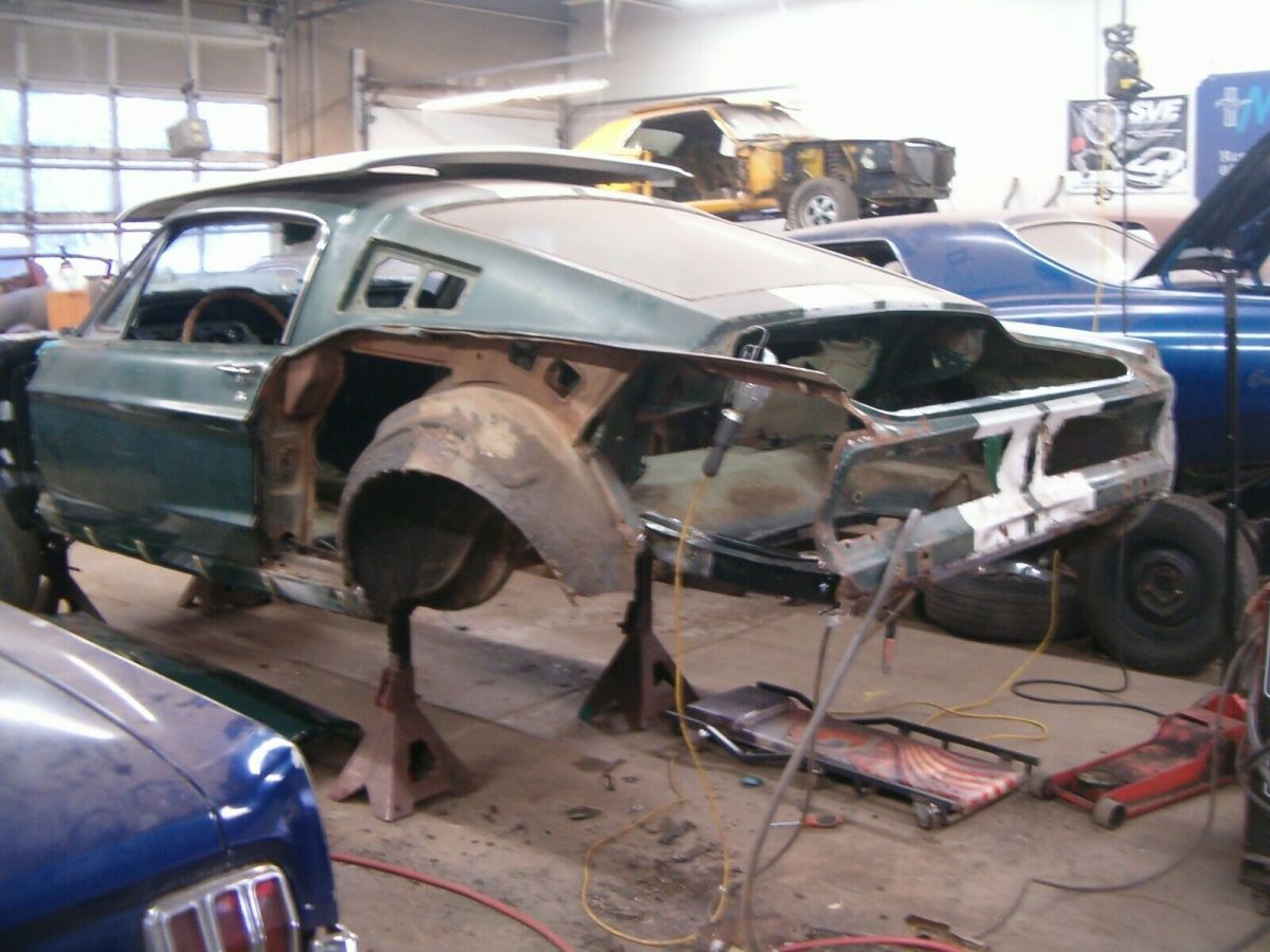 1967 Black Ford Mustang Fastback