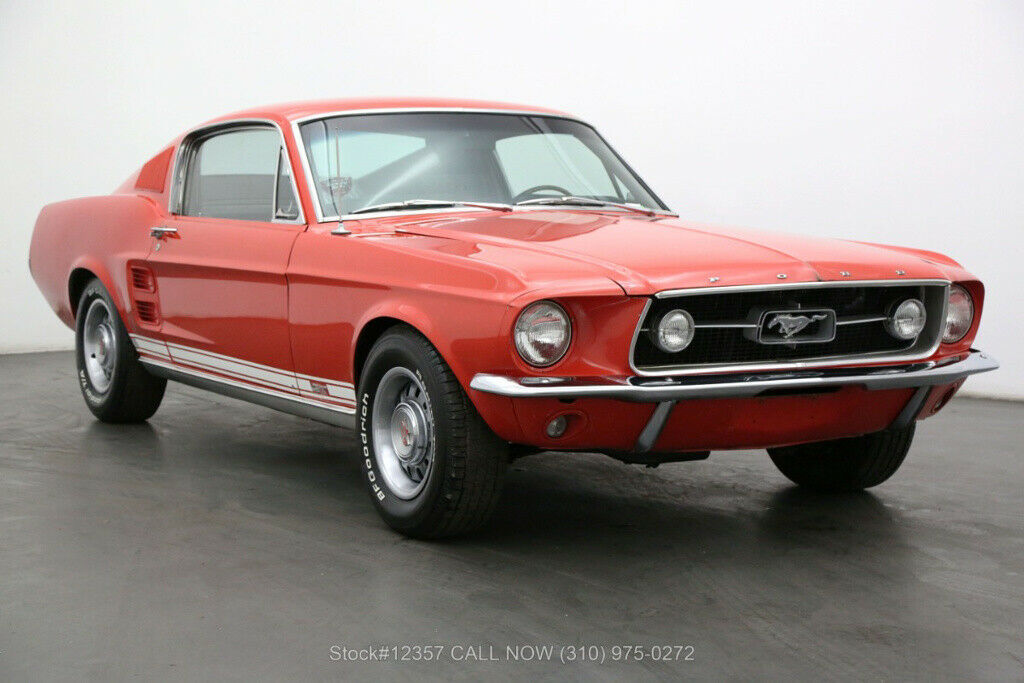 1967 Red Ford Mustang