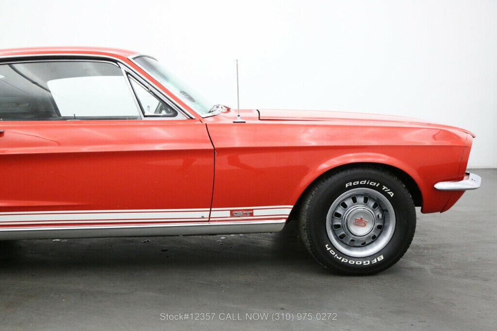 1967 Red Ford Mustang