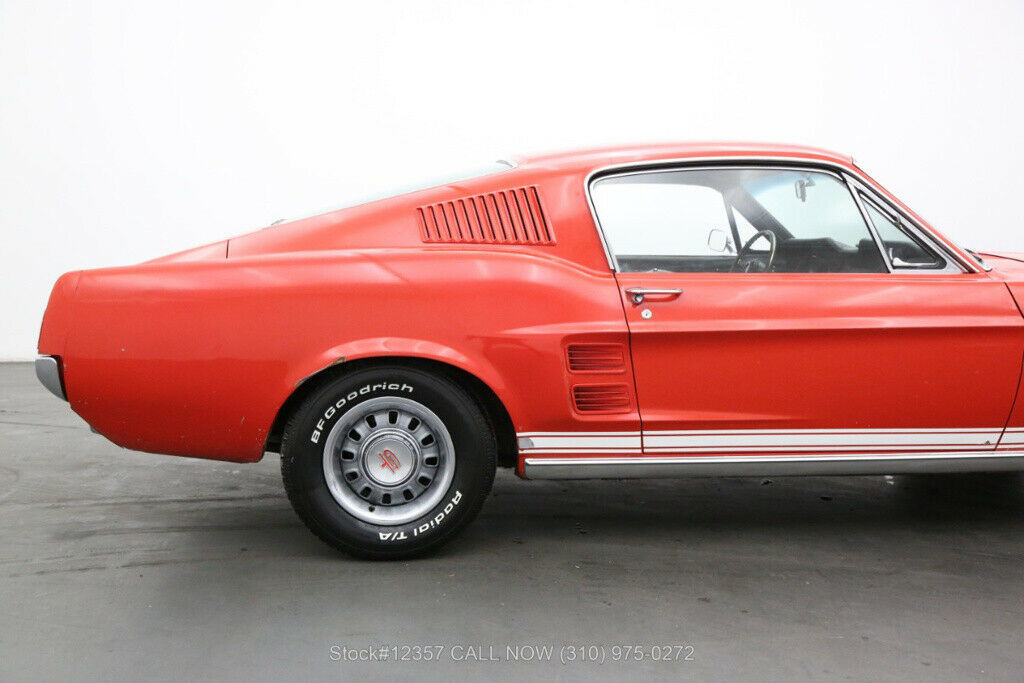 1967 Red Ford Mustang