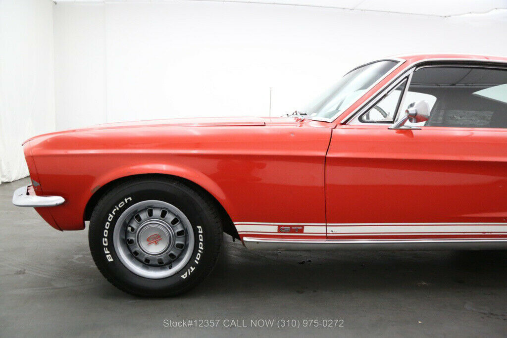 1967 Red Ford Mustang