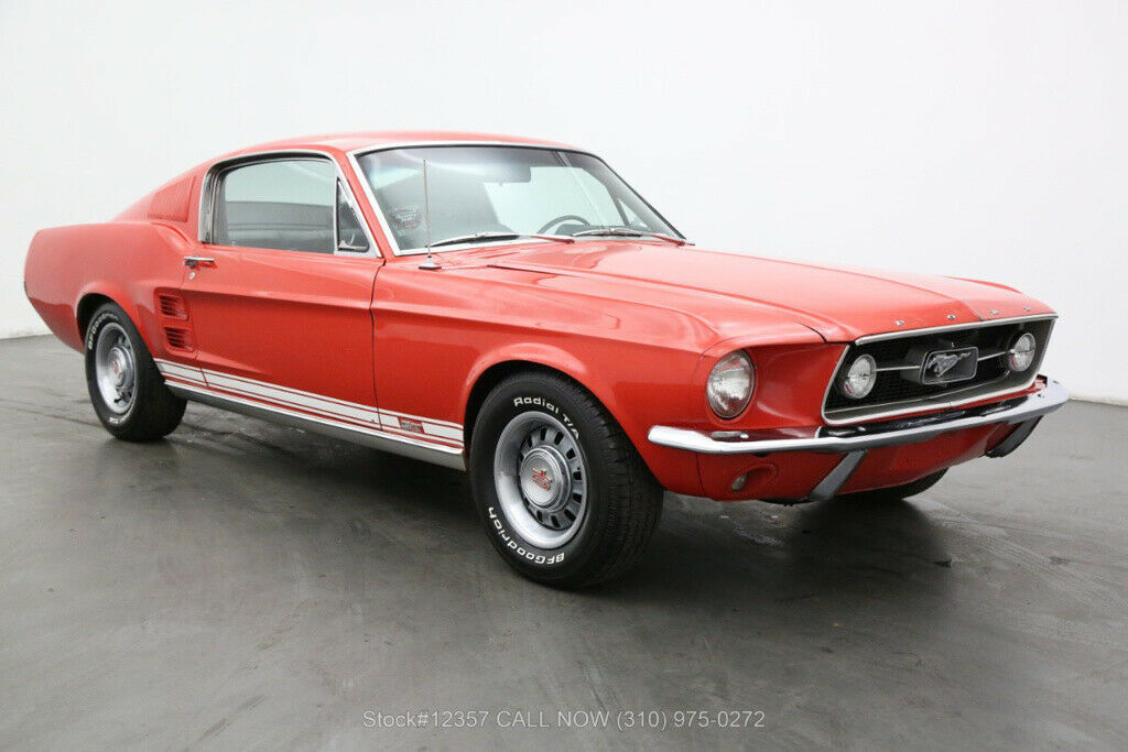 1967 Red Ford Mustang