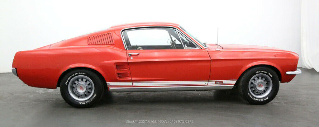 1967 Red Ford Mustang