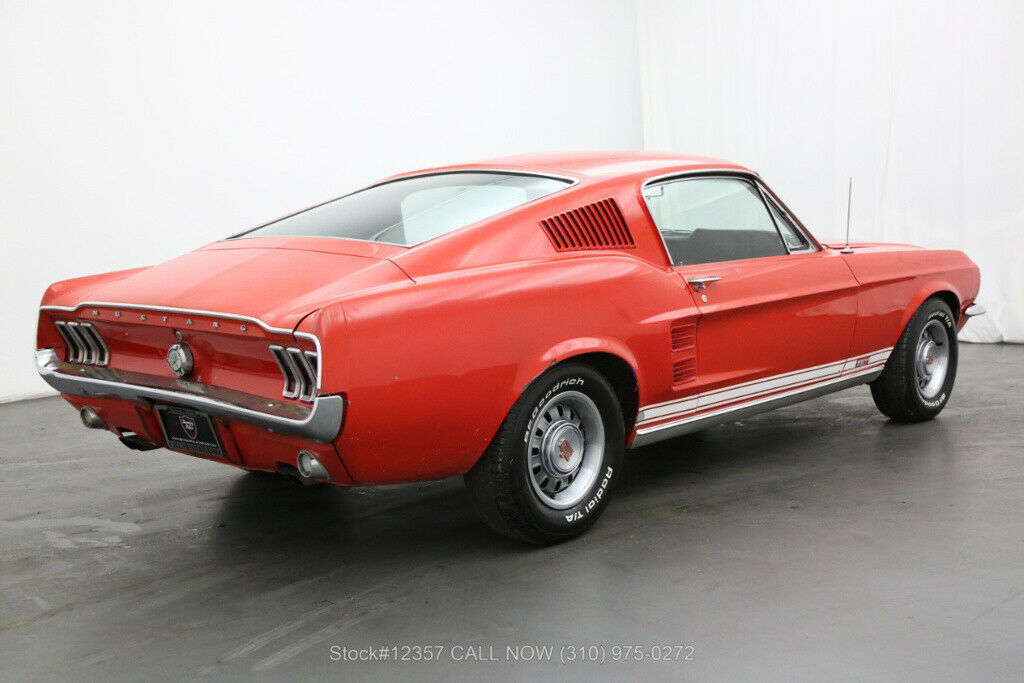 1967 Red Ford Mustang