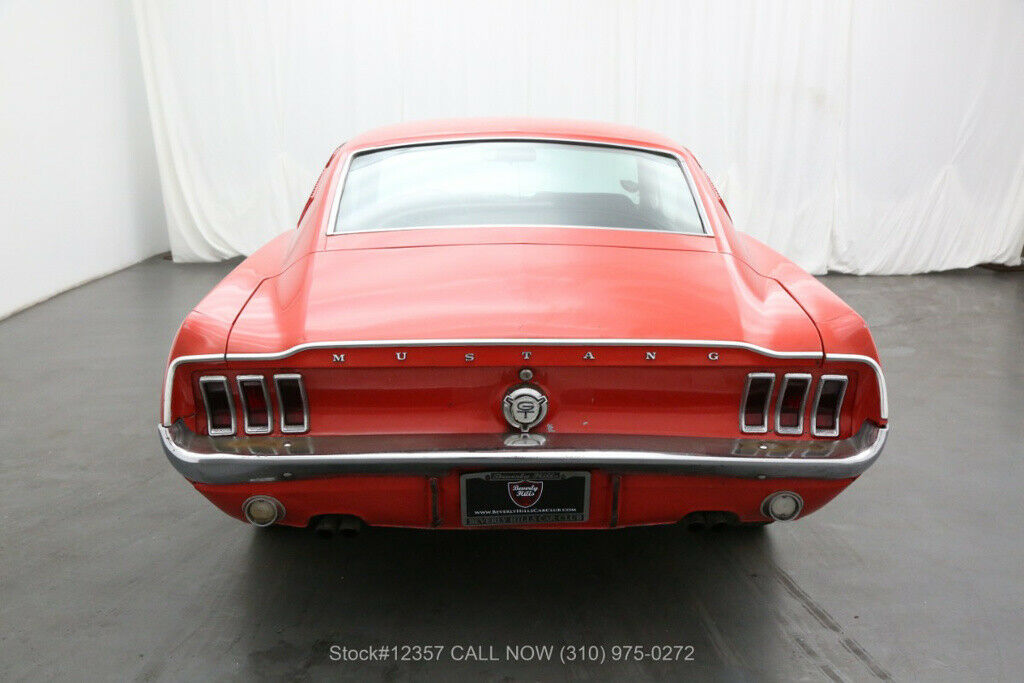 1967 Red Ford Mustang