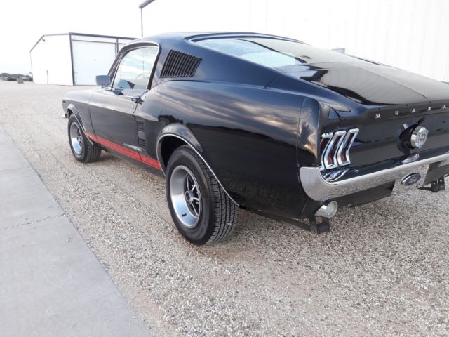1967 Black Ford Mustang Fastback