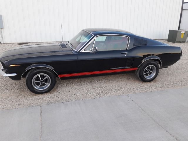 1967 Black Ford Mustang Fastback