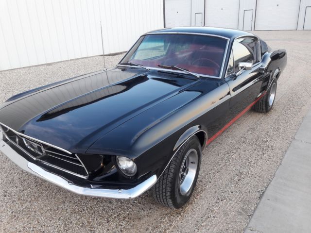 1967 Black Ford Mustang Fastback