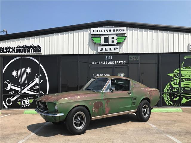 1967 Gold Ford Mustang Fastback
