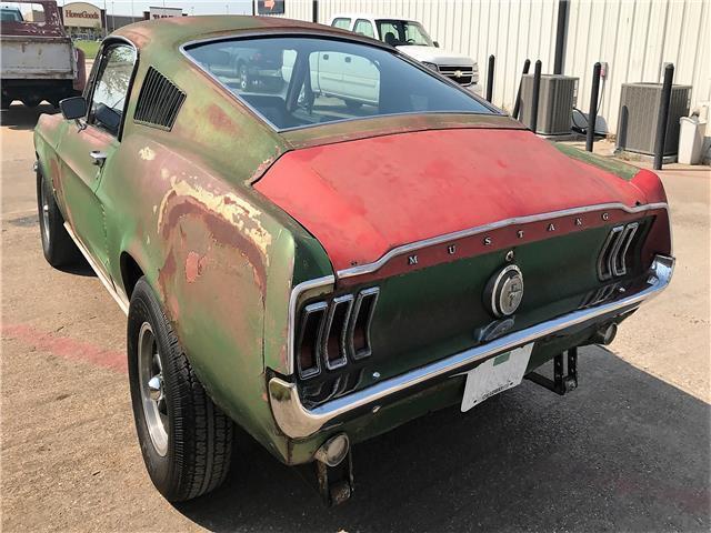 1967 Gold Ford Mustang Fastback