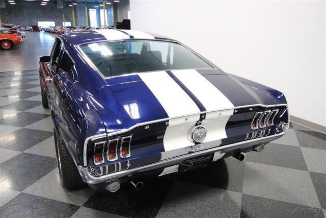 1967 Blue Ford Mustang