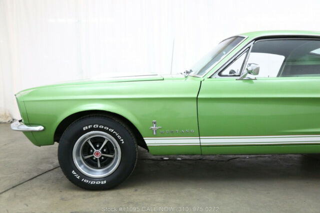 1967 Green Ford Mustang