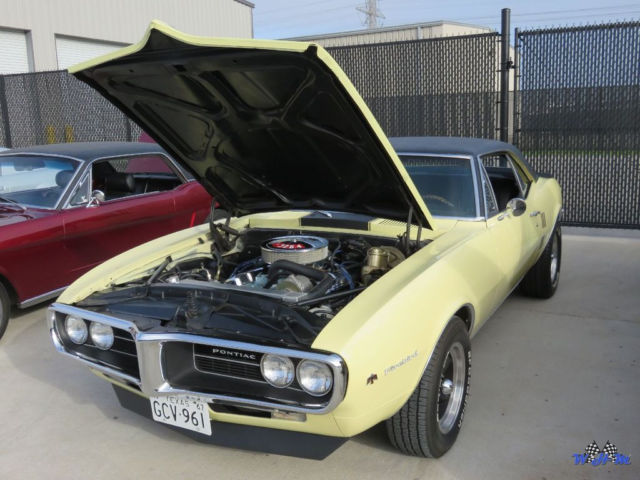 1967 Mayfair Maize Pontiac Firebird Coupe