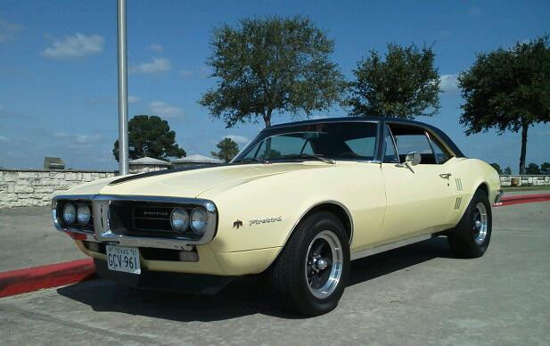 1967 Mayfair Maize Pontiac Firebird Coupe