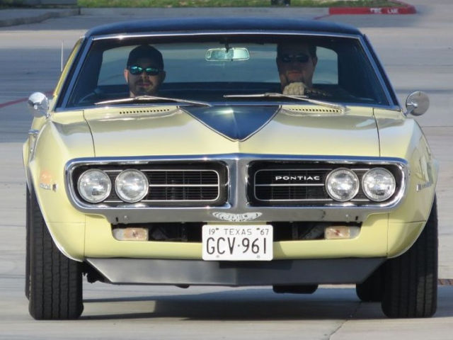 1967 Mayfair Maize Pontiac Firebird Coupe