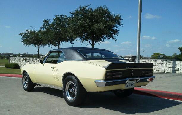 1967 Mayfair Maize Pontiac Firebird Coupe