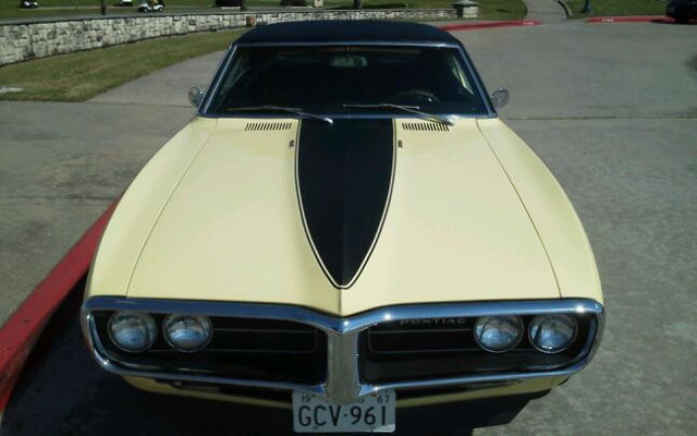 1967 Mayfair Maize Pontiac Firebird Coupe