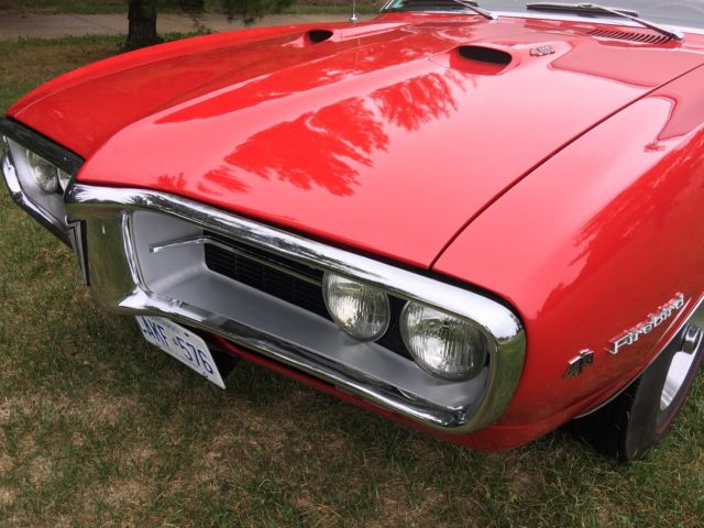1967 Red Pontiac Firebird Coupe