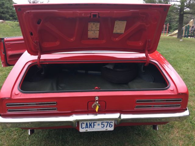 1967 Red Pontiac Firebird Coupe