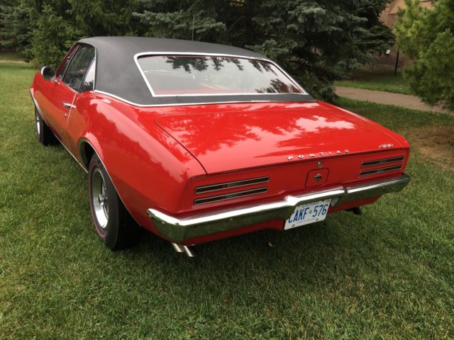 1967 Red Pontiac Firebird Coupe