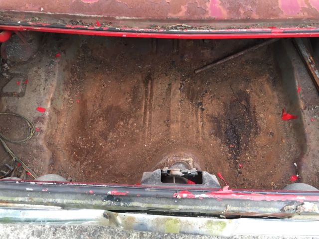 1967 Rust Pontiac Firebird coupe